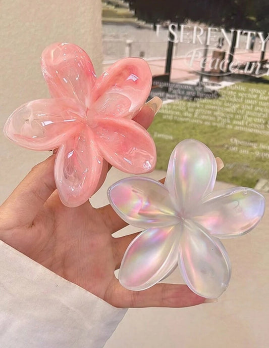2pc Floral Hair Clips