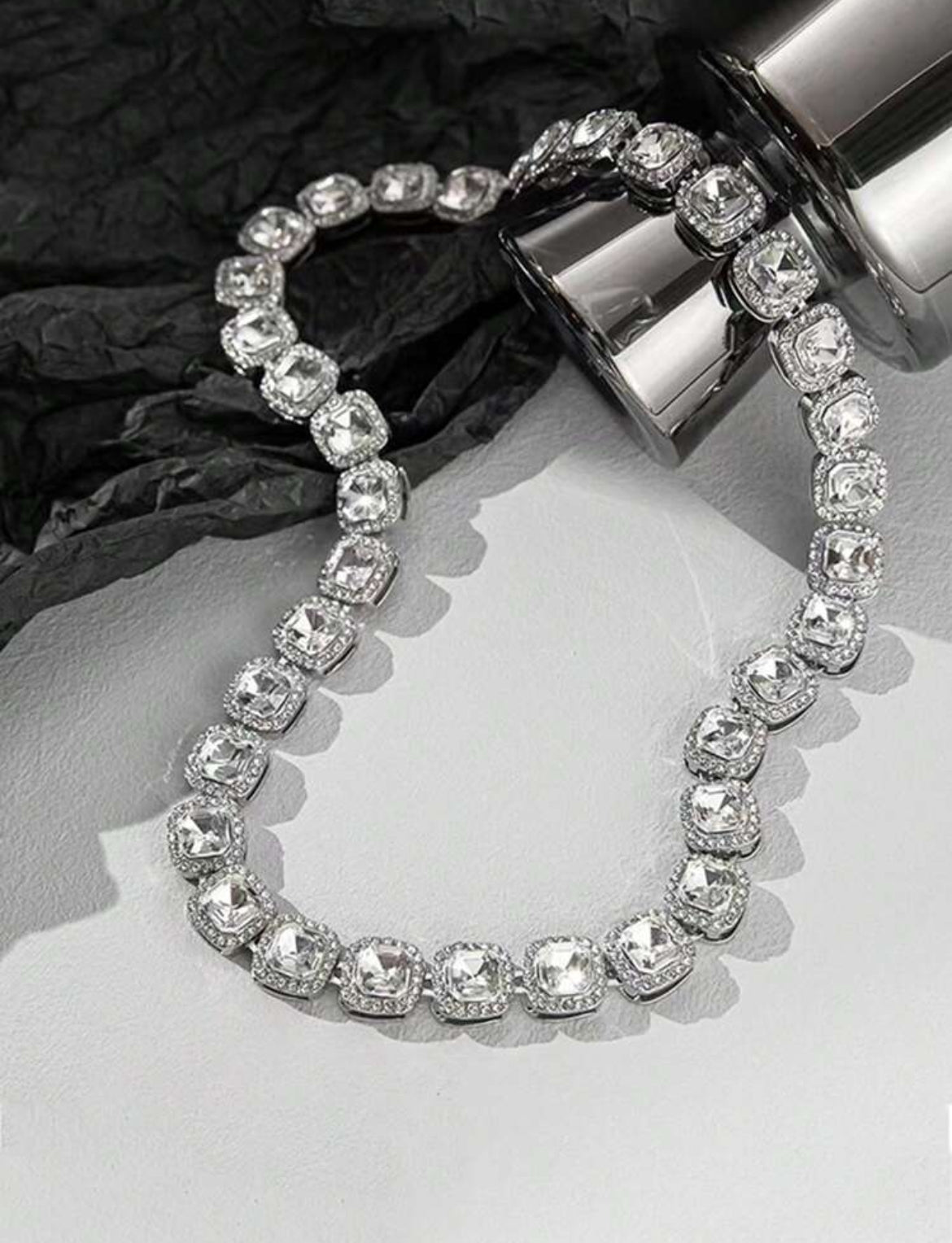 Iced out CZN necklace