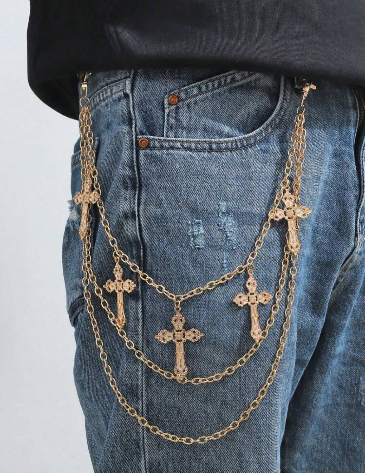 Men’s cross chain for pants