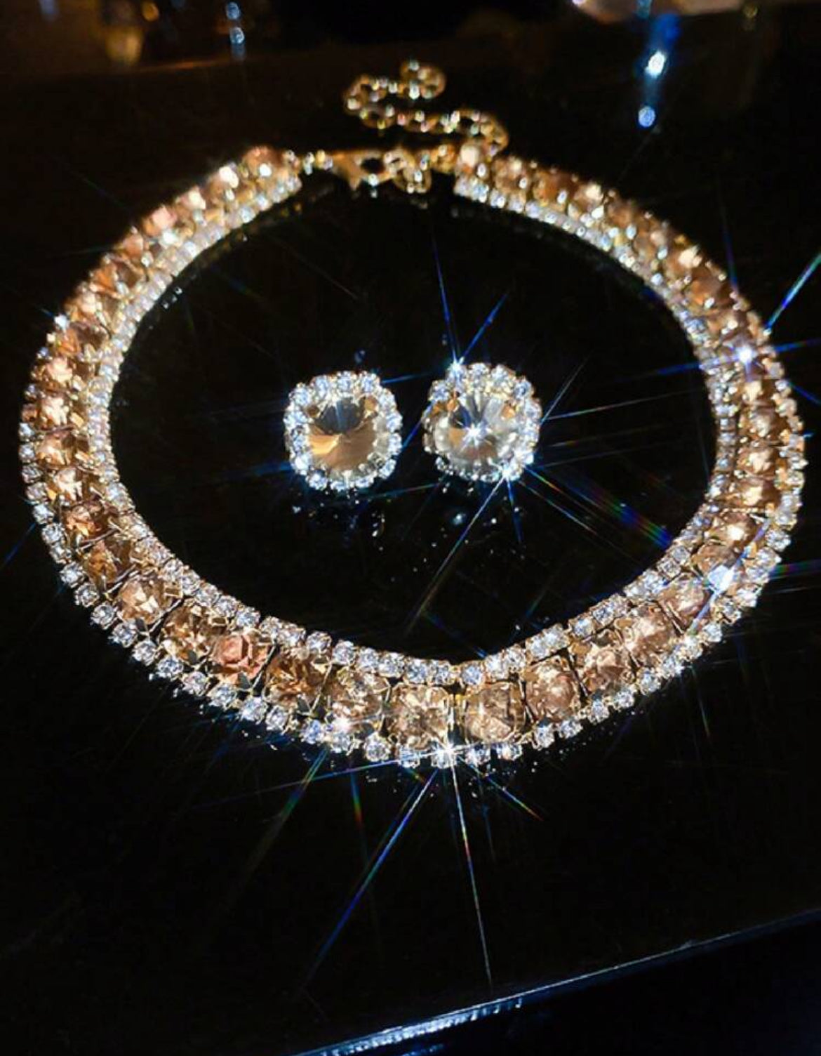 Crystal Ale Necklace Set