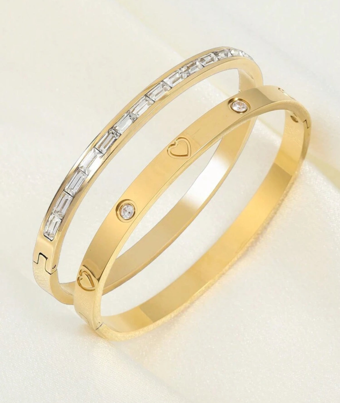 2pc Tania Stainless Steel Bracelets