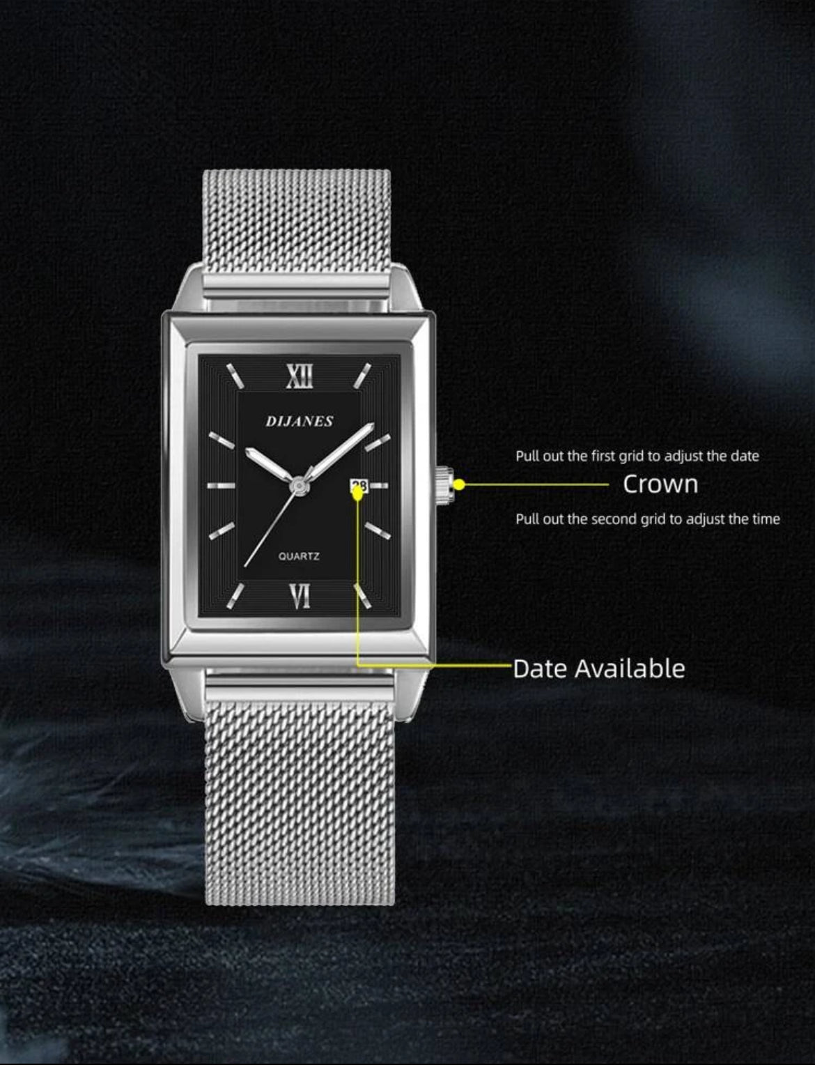 I’m a classic man stainless steel watch