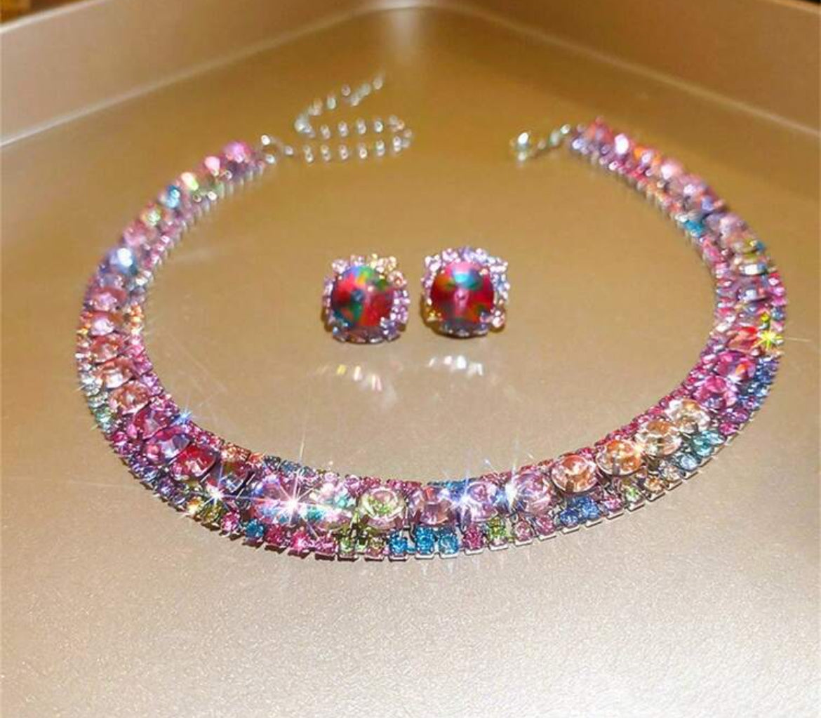 Crystal Ale Necklace Set