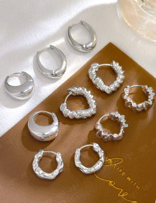 5pairs Chunky Earring Set