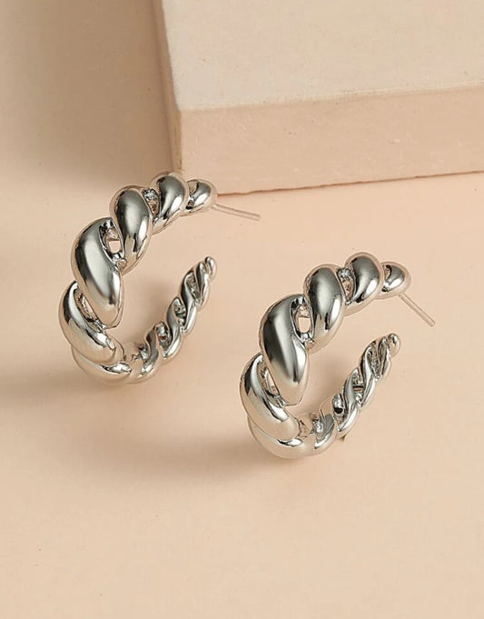 Twist n Turn hoop earrings