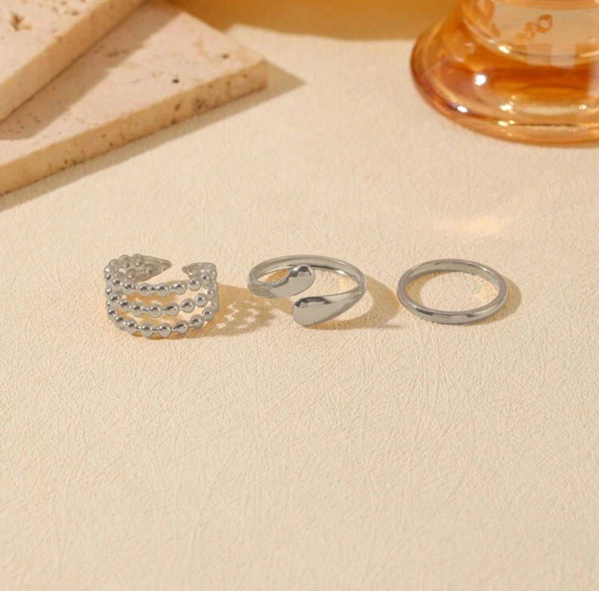 3pc Stella Ring Set