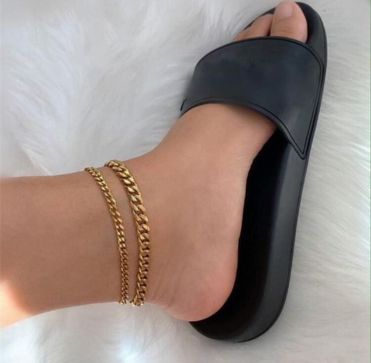 Camilla Stainless Steel Anklet