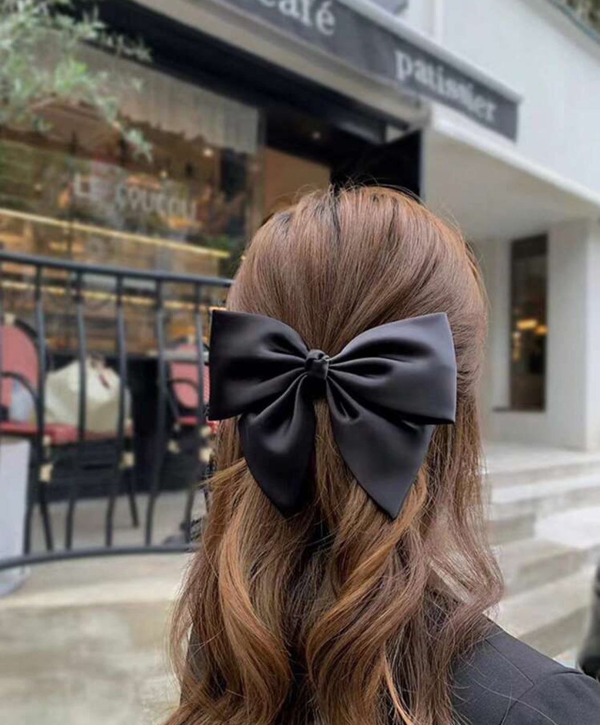 Elegant Satin Bowtie hair clip