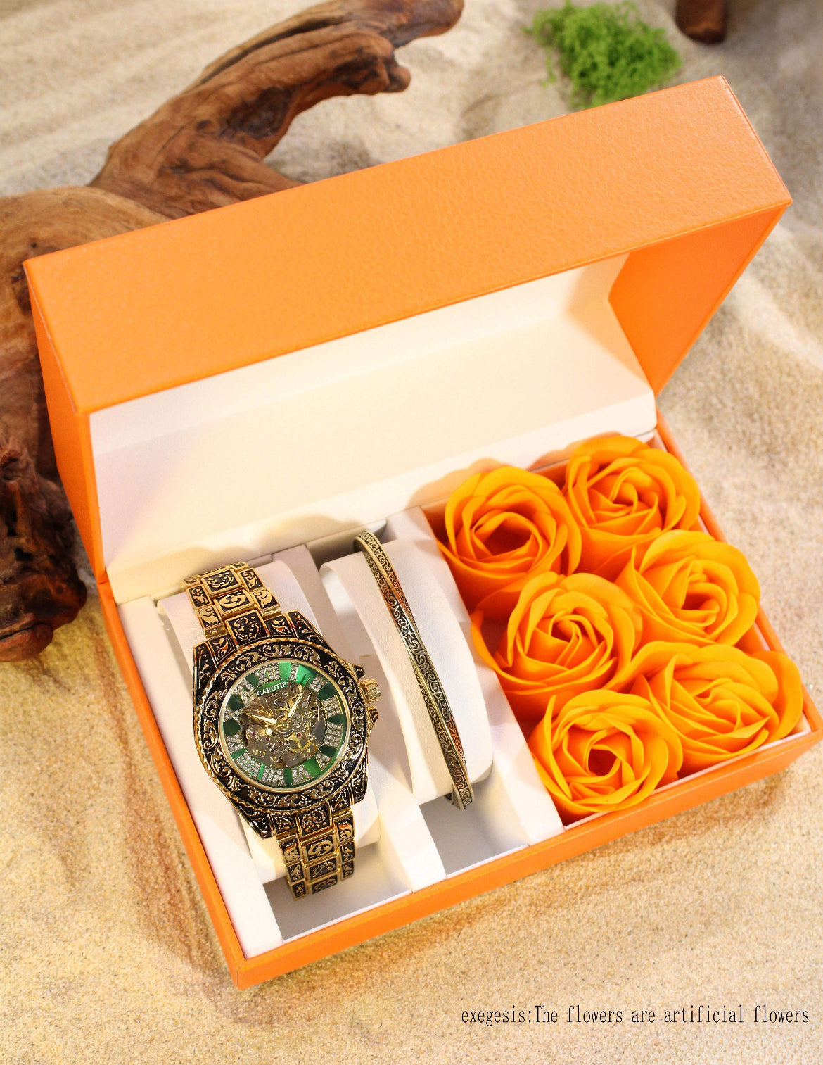 2pc Empire Watch & Bracelet Set for men