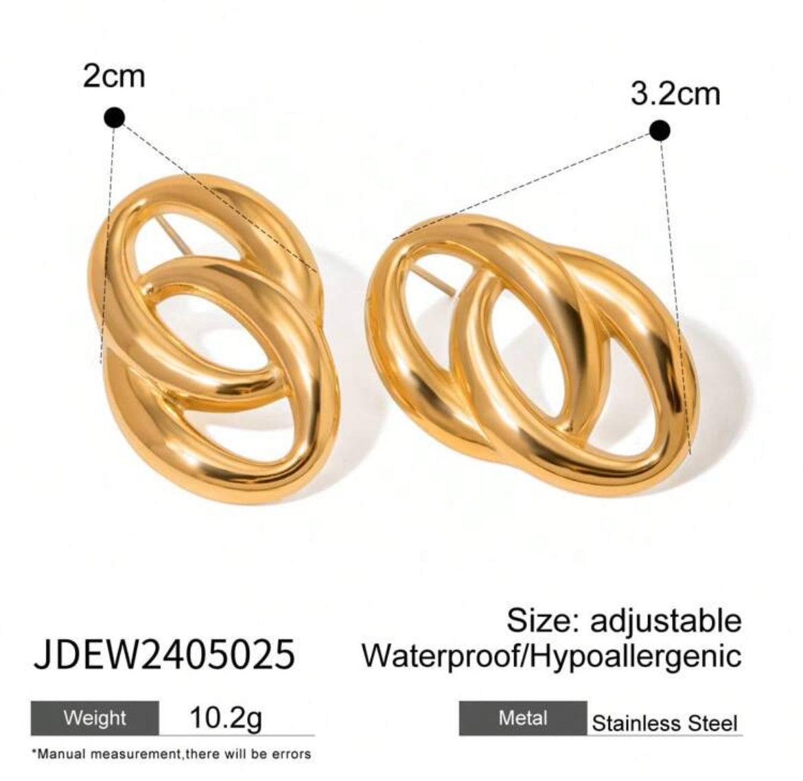 Jude Stainless Steel earrings