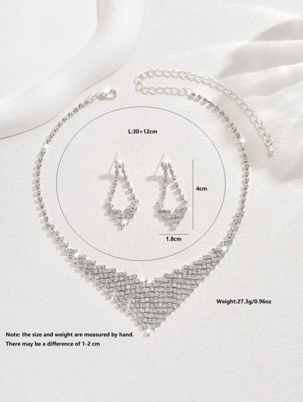 Tassel Necklace and Earrings Set