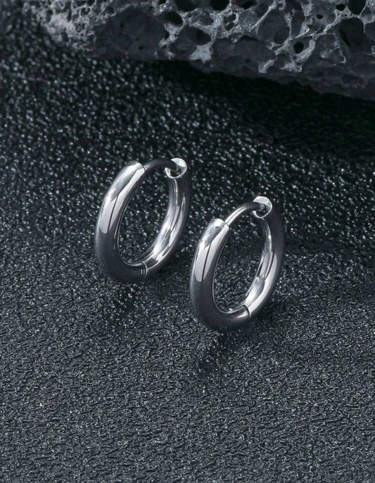 Stainless steel men’s earrings