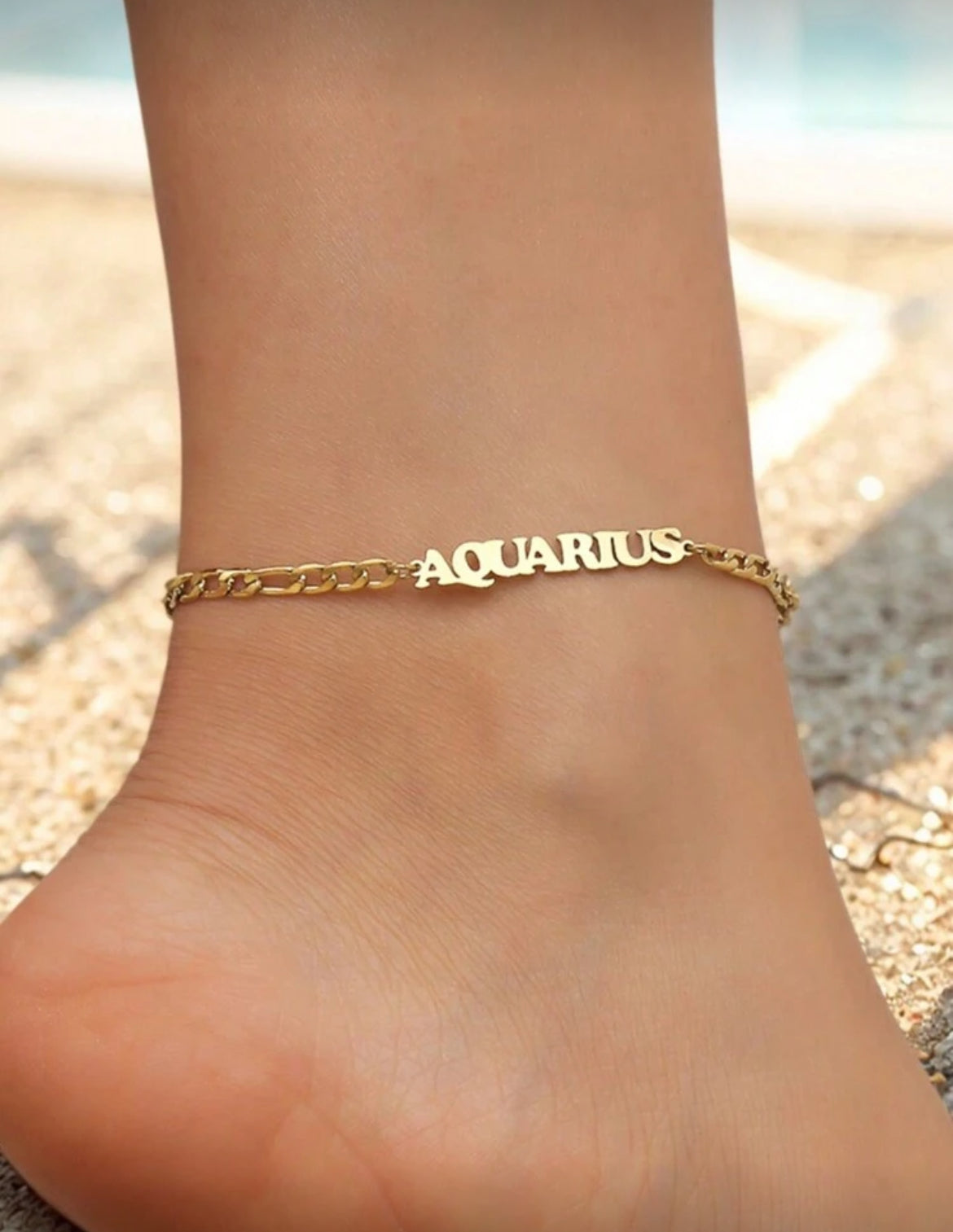 Zaga Zodiac sign anklet