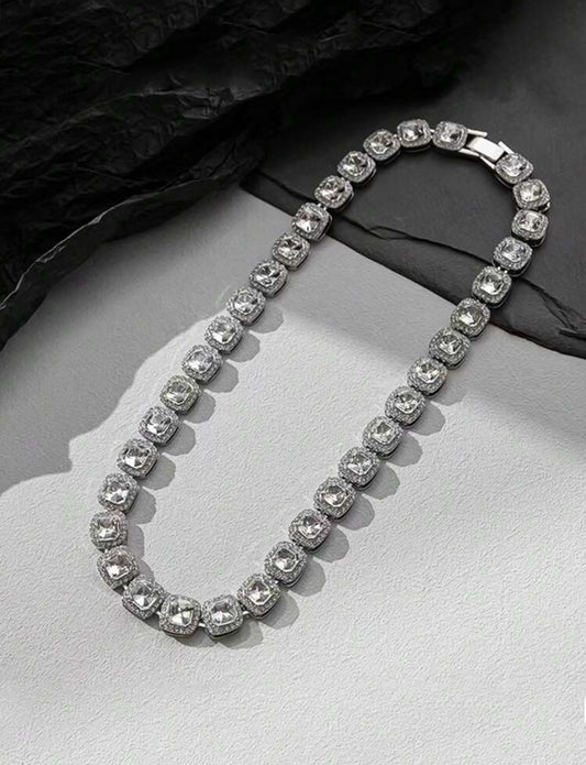 Iced out CZN necklace