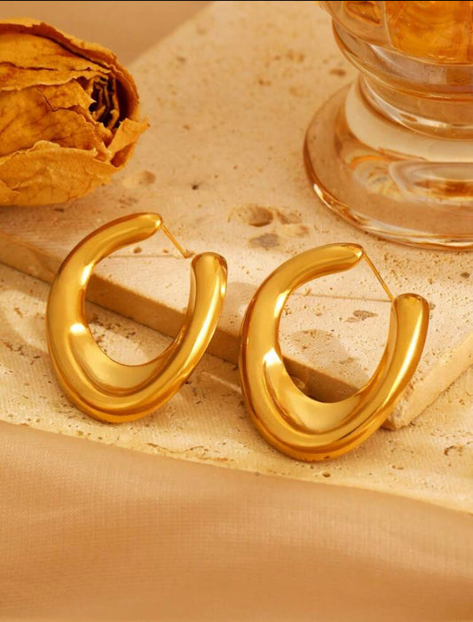 Eden 18K Gold plated earrings