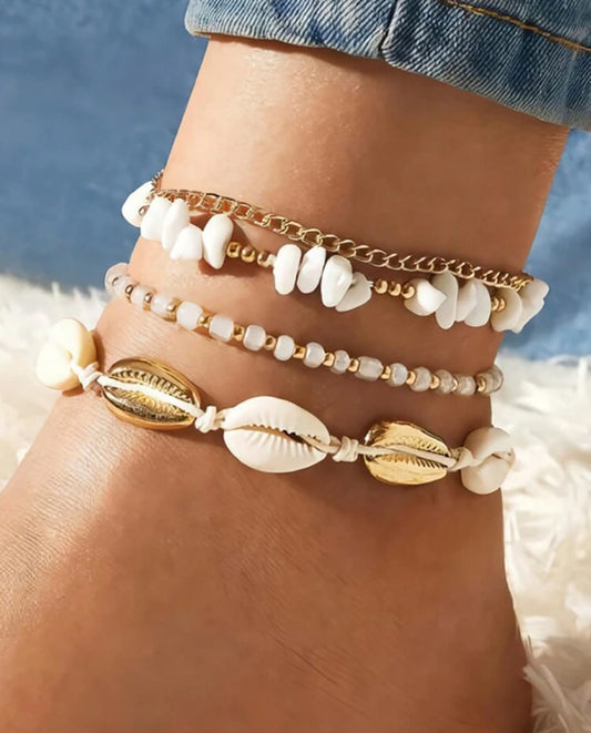 14k gold plated Anklets