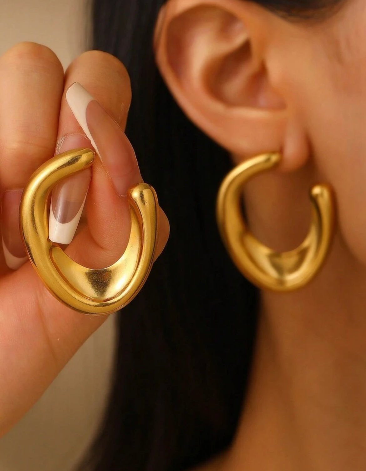 Eden 18K Gold plated earrings