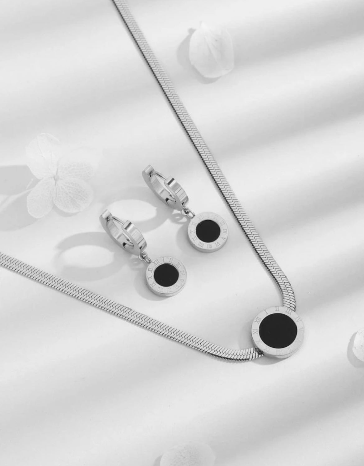3pc Simple Necklace & earrings set