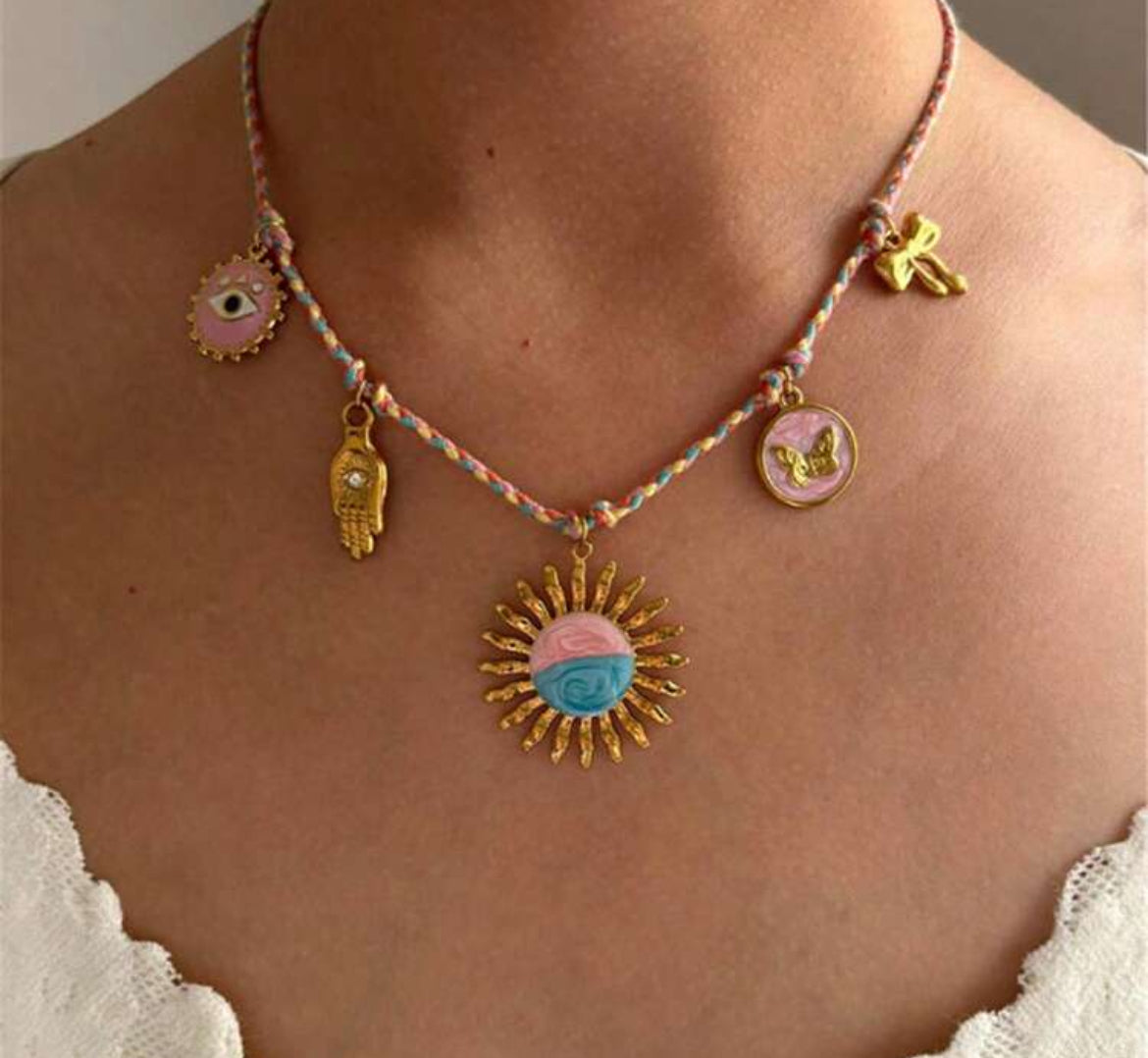 Third Eye Trinkets bohemian necklace