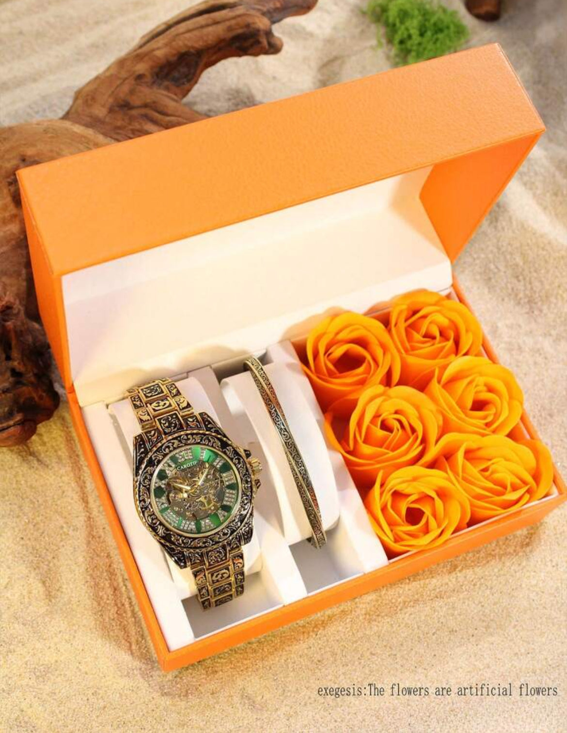 2pc Empire Watch & Bracelet Set for men