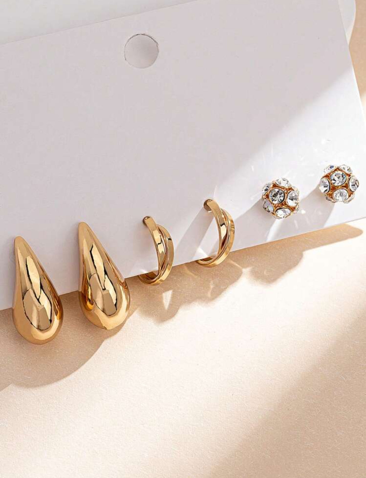3 pairs exquisite earring set