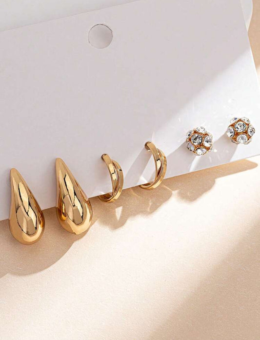 3 pairs exquisite earring set