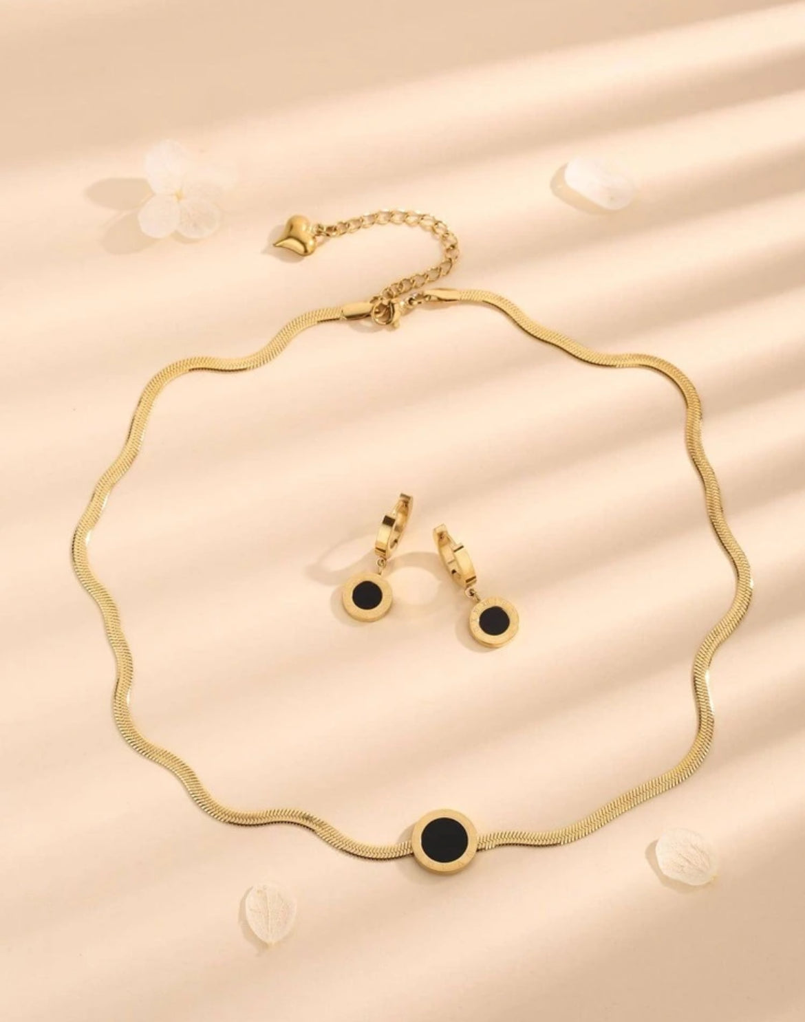 3pc Simple Necklace & earrings set