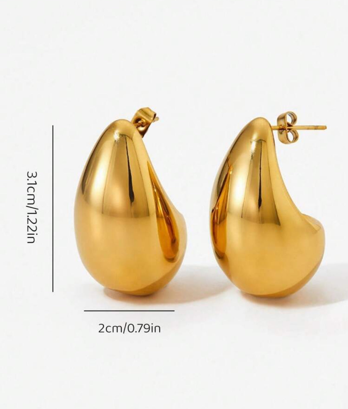 Olive Drop earrings