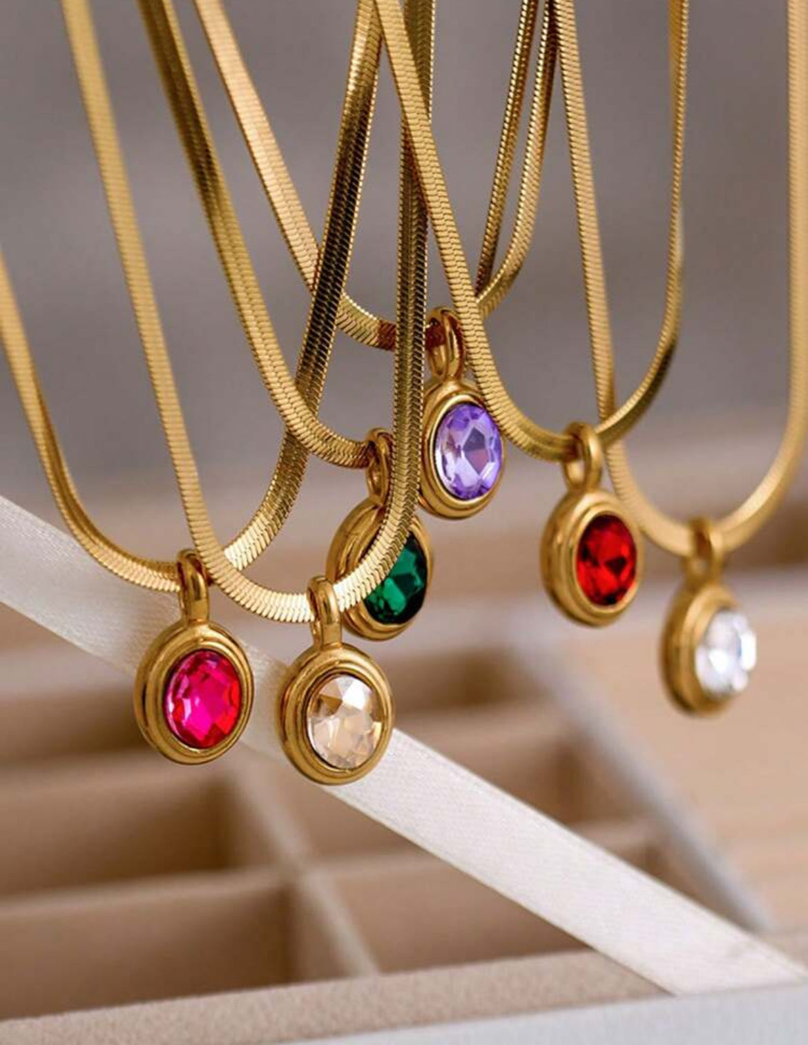 18K gold plated necklace