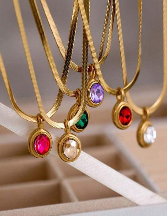 18K gold plated necklace