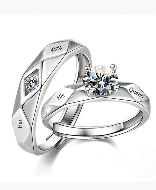 King & Queen Ring set