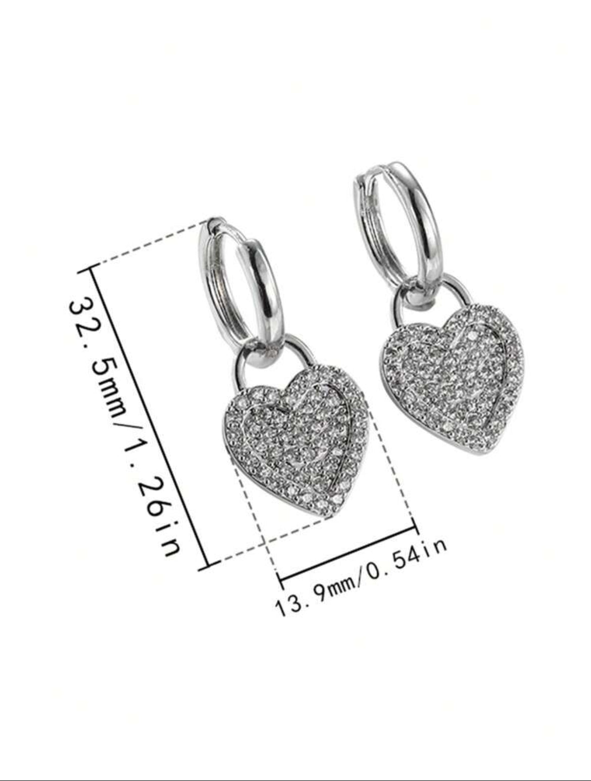 Heart earrings