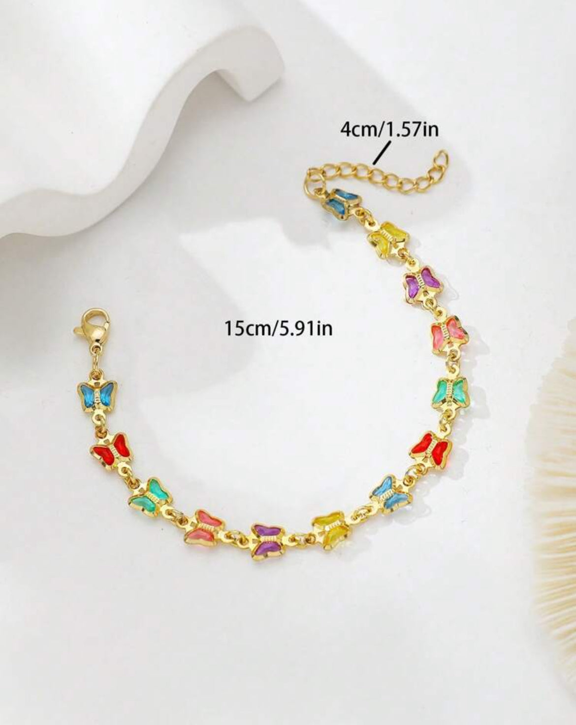 Butterfly obsession 18K plated bracelet
