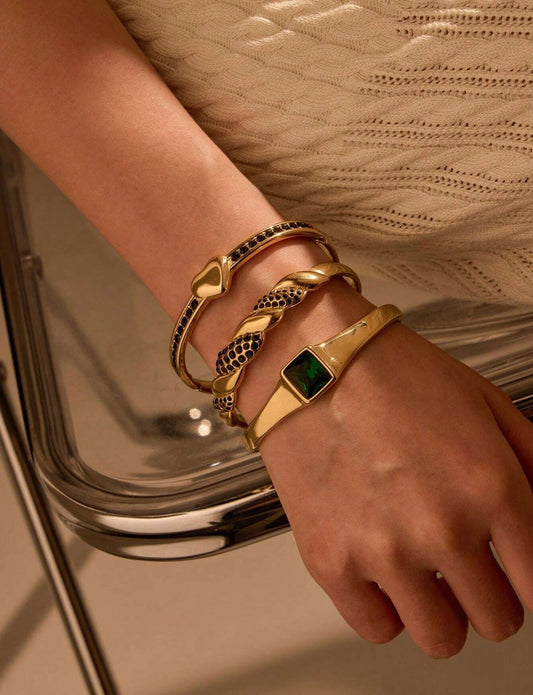 3pc Oana Stainless Steel bracelet set