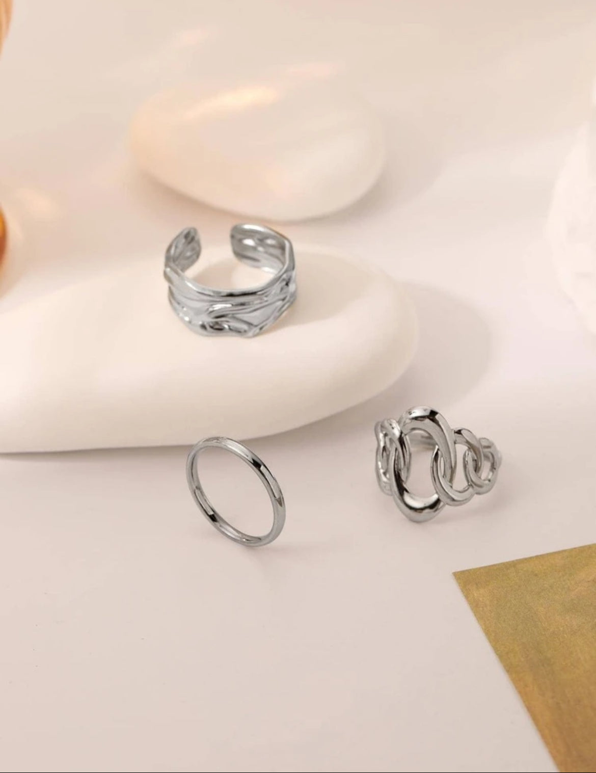 3pc Helena Ring set