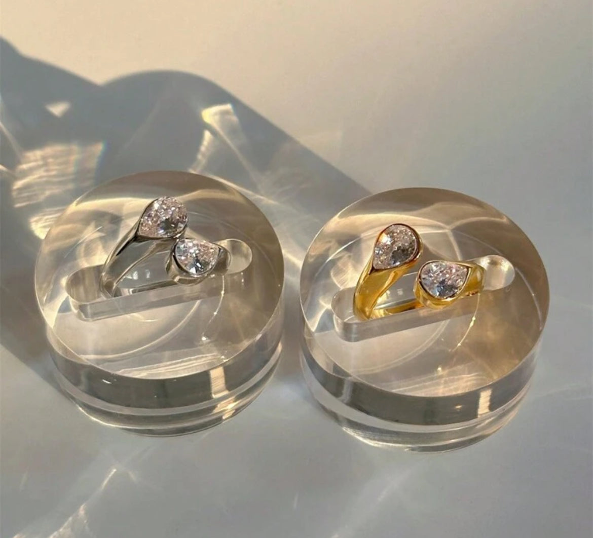 18K Gold Plated Statement  Ring