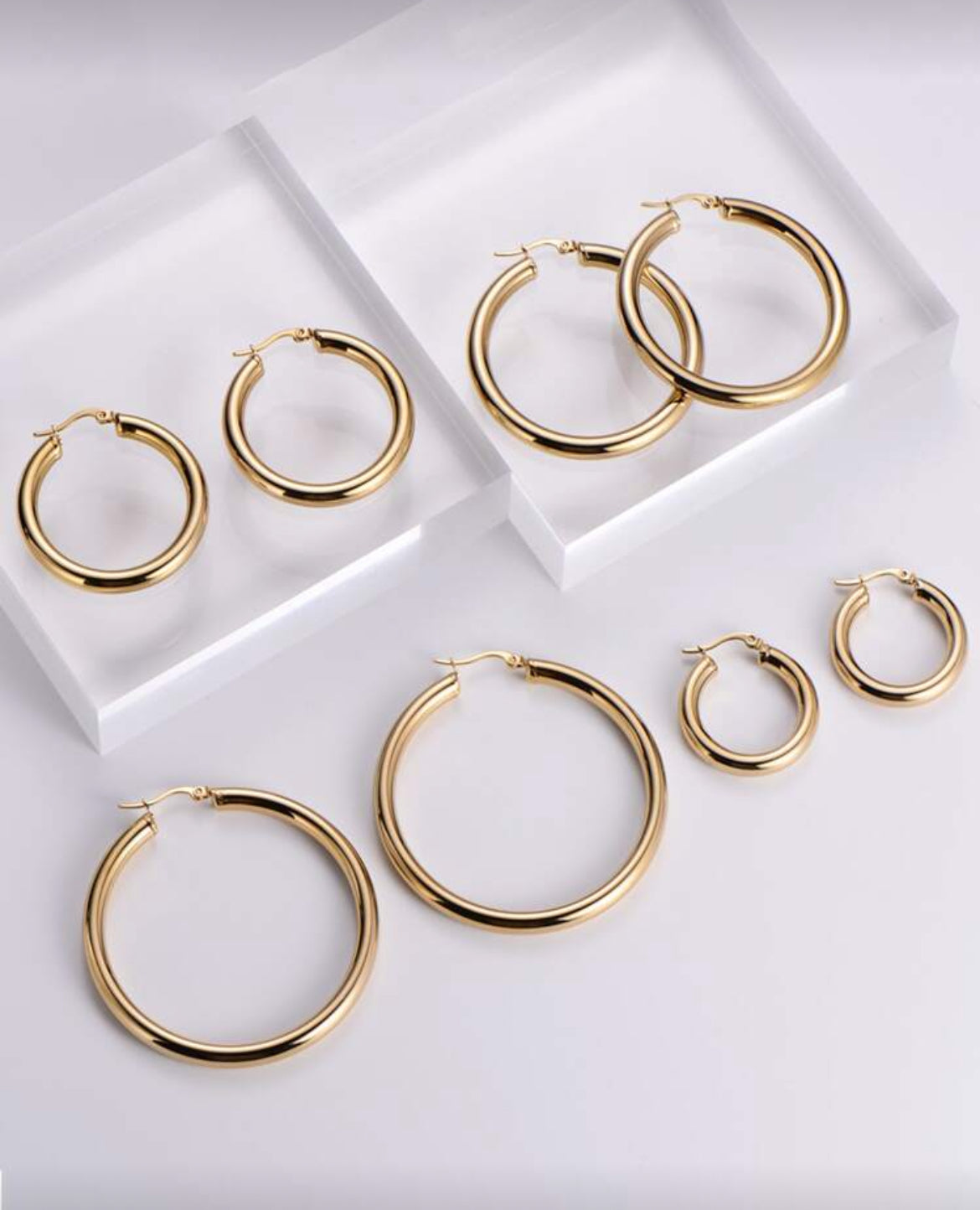 Aniya 4pc hoop earring set