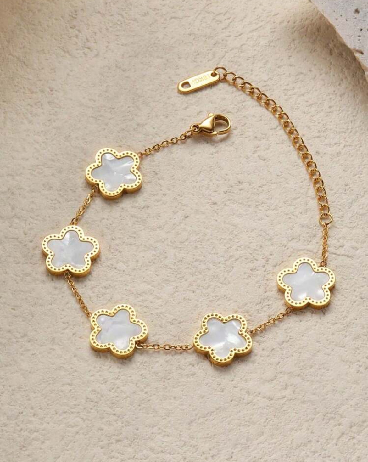 Titanium steel clover bracelets