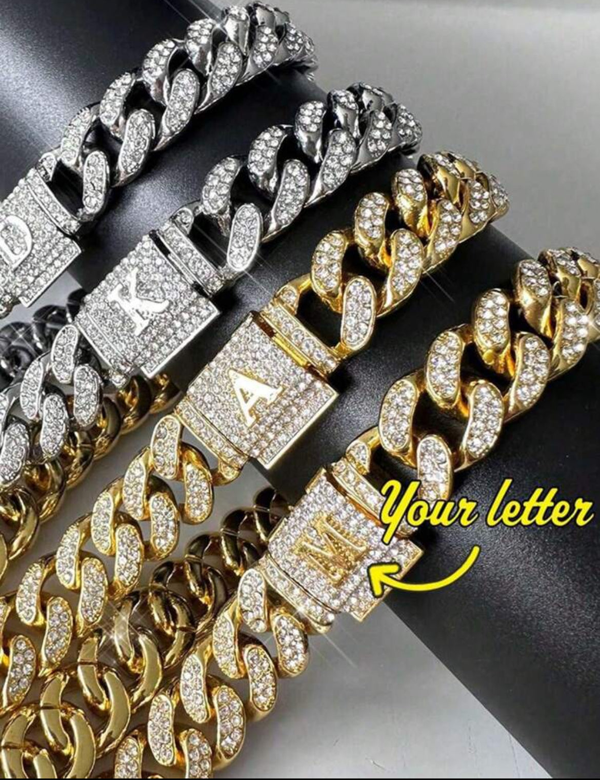 Initial Men’s bracelet