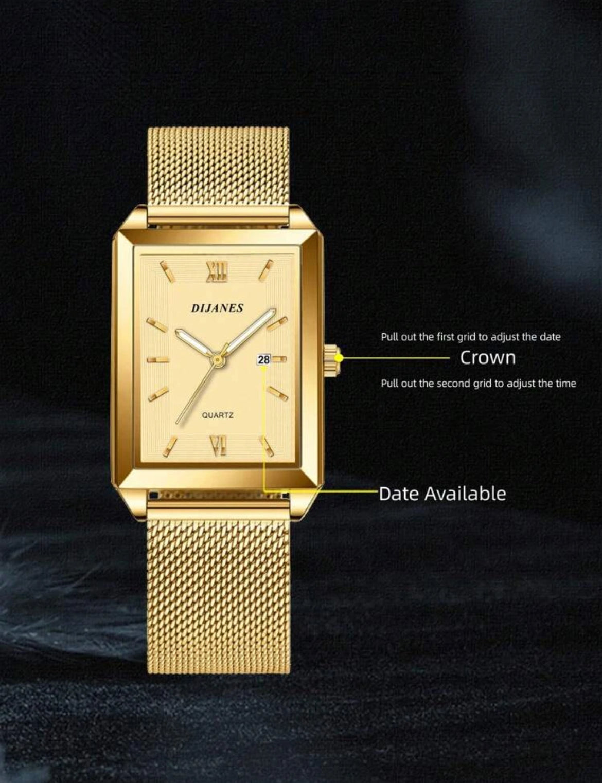 I’m a classic man stainless steel watch