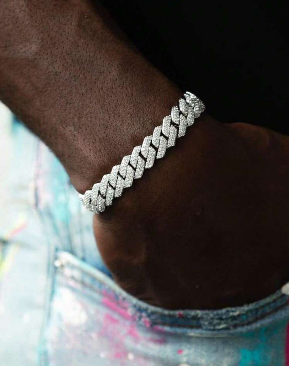 Shimmy Ice bracelet for men