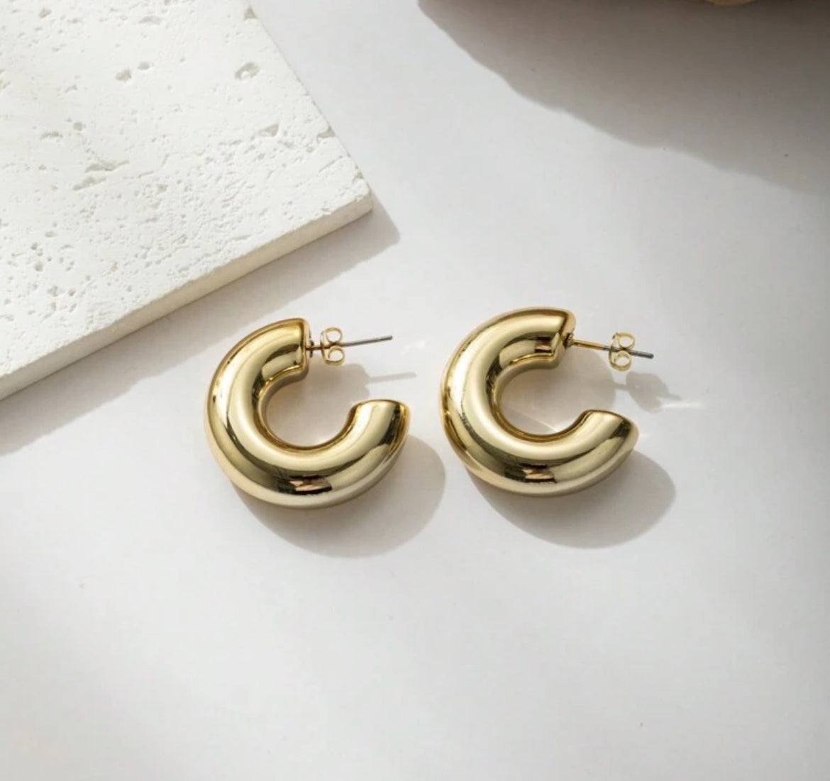 Summer babe luxury gold earrings