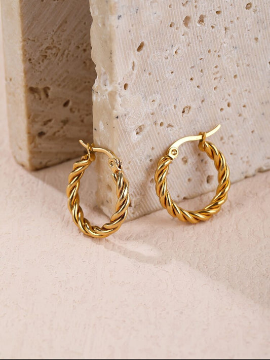 Rope n Radiance earring hoops