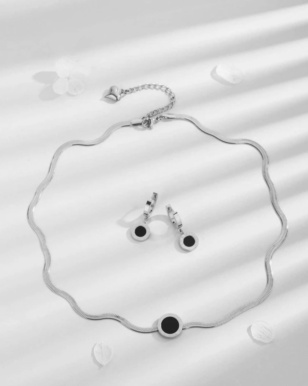 3pc Simple Necklace & earrings set