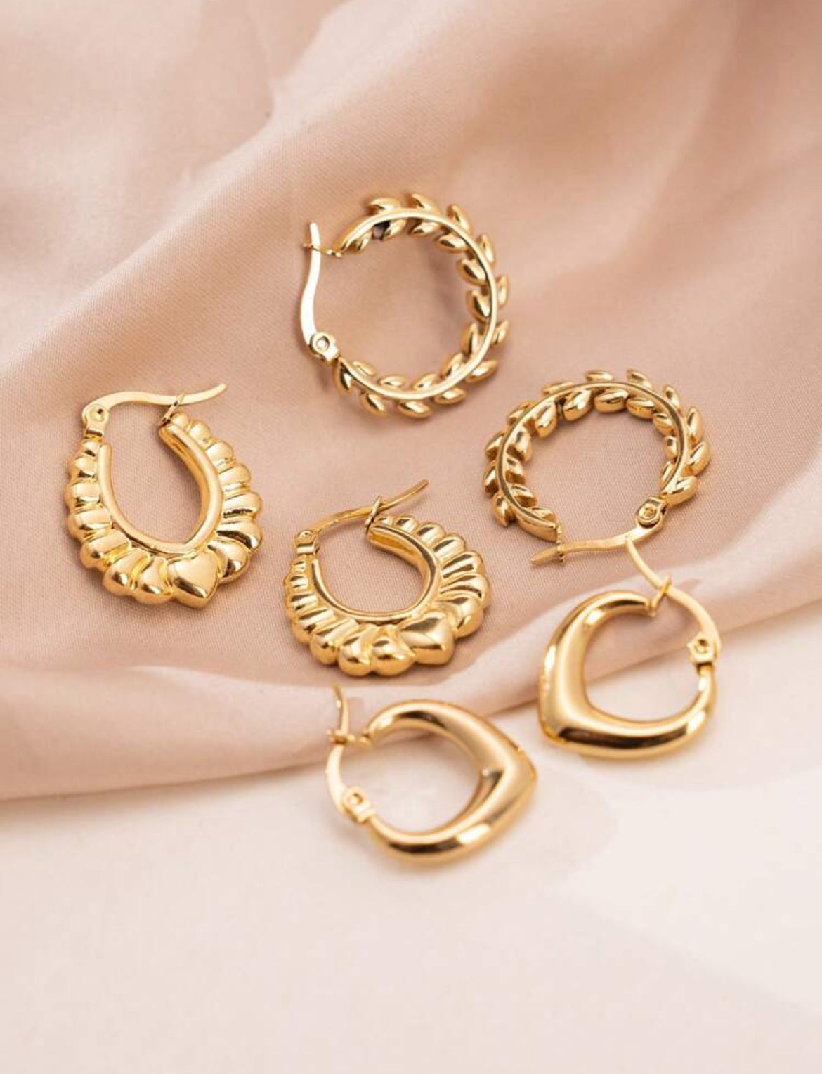 Wheat Spike Earring Set