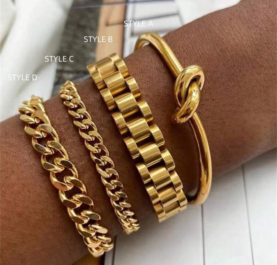 18K Gold Tira Bracelets