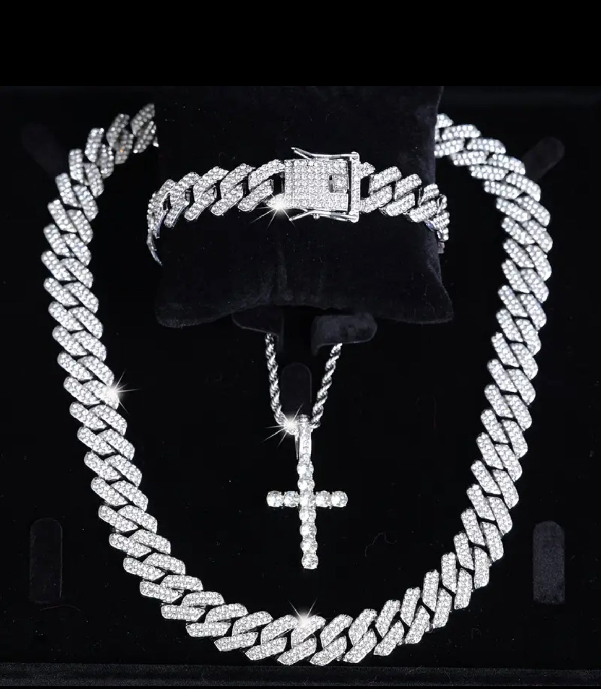 3pc Dripping szn Ice chain set