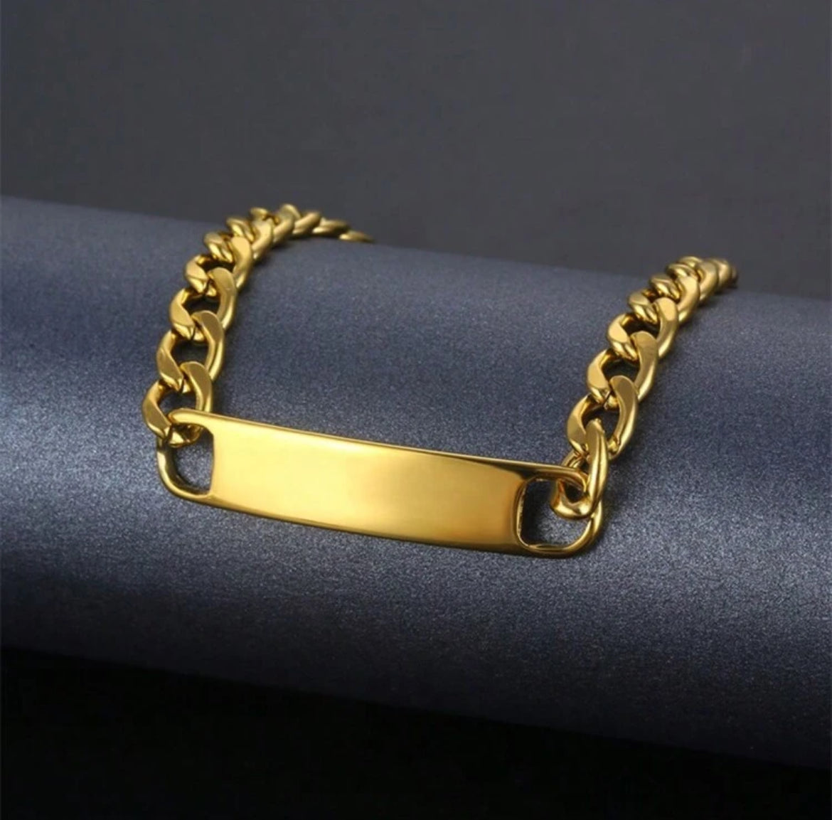 18K gold plated men’s bracelet