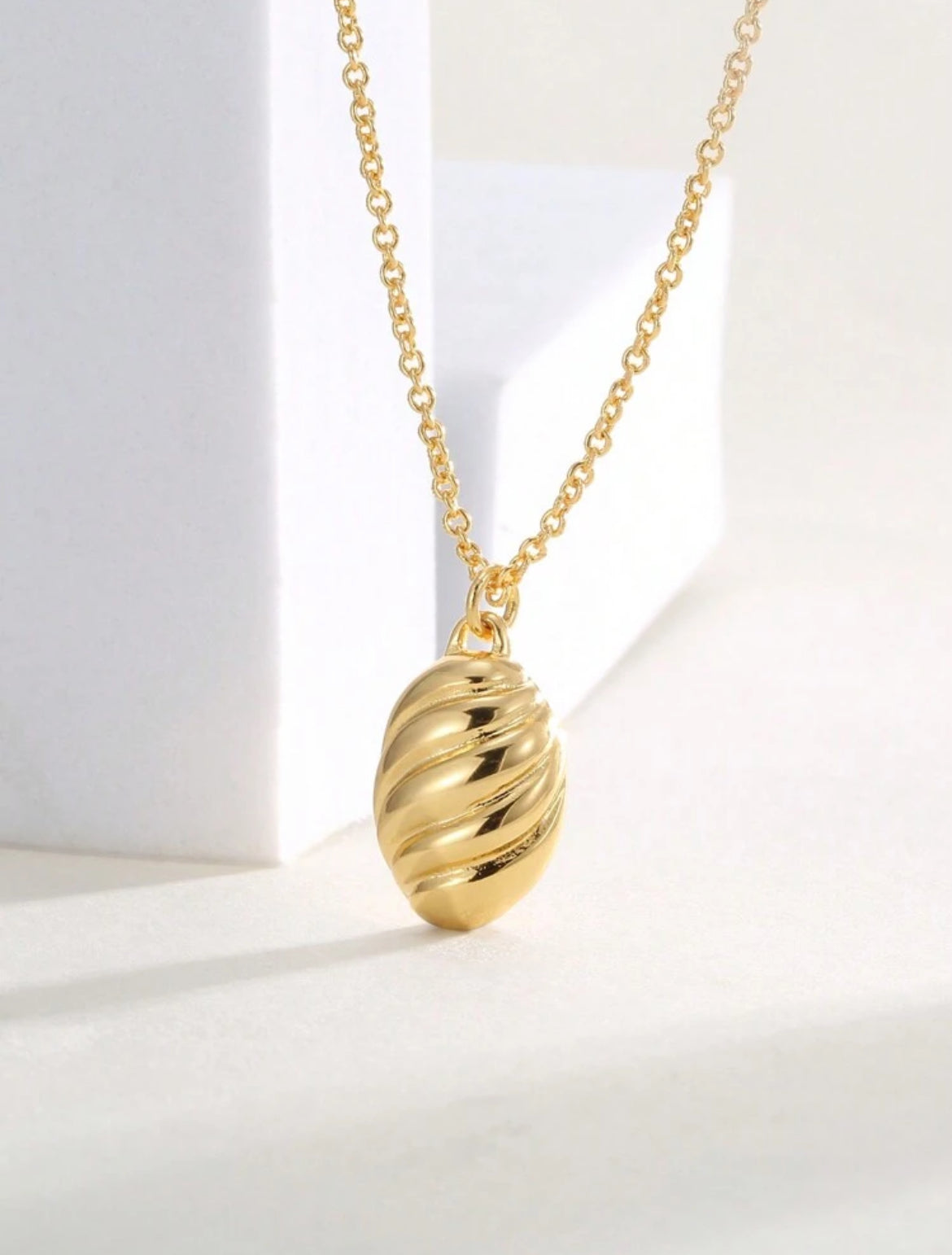 French Croissant Necklace