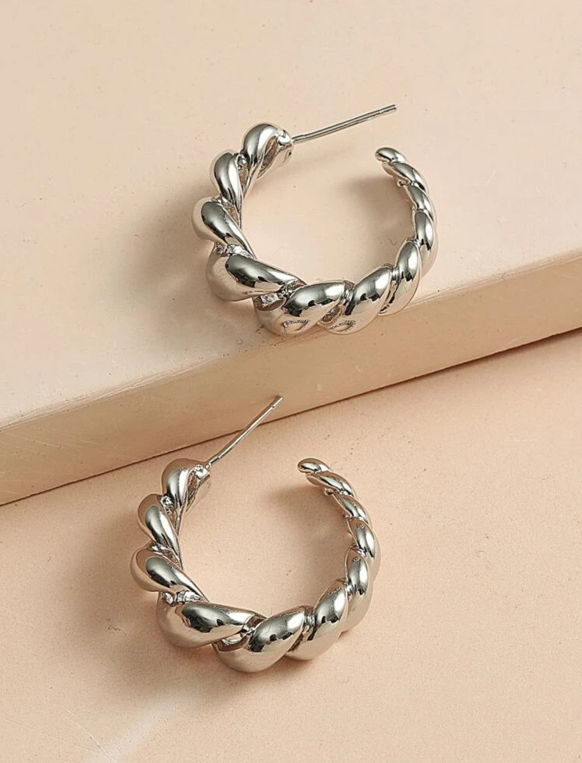 Twist n Turn hoop earrings